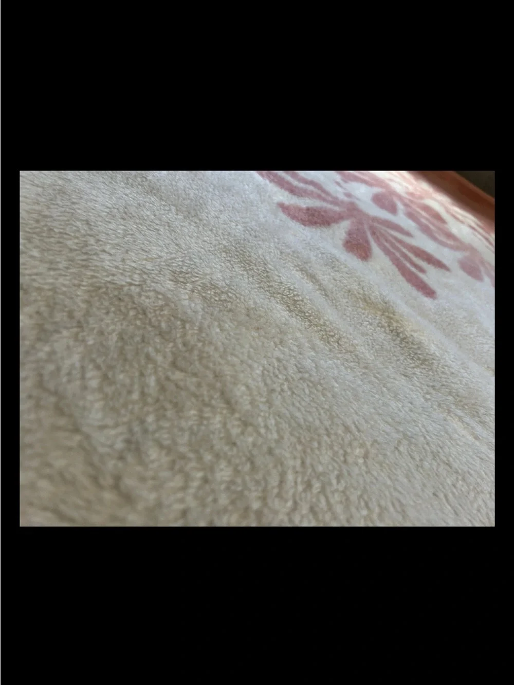 Mora Vtg Reversible Acrylic Throw Blanket Pink Gray Abstract Flowers 80